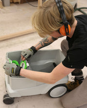 Close-up of the reusable dust bag fabric and collar for Festool CTL/CTM/CTH 36