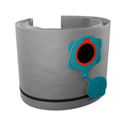 Reusable dust bag for Makita VC-3011L, VC-3012L and VC-3012M dust extractors - side view