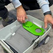 Reusable dust bag for Festool CTL MINI/MIDI emptied and shaken out for reuse