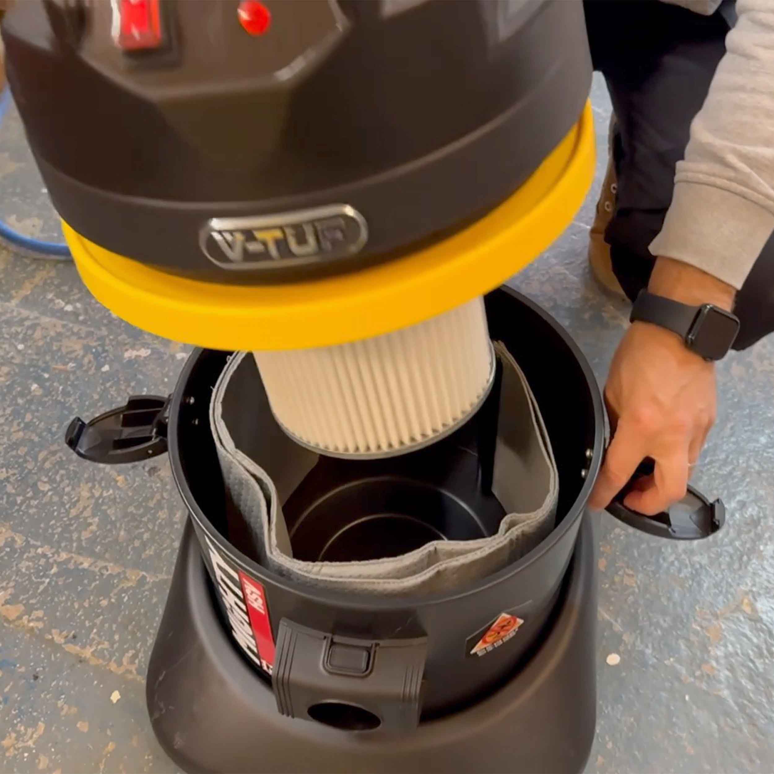 Reusable dust bag for V-Tuf MIDI/MIGHTY, compatibility and fit detail